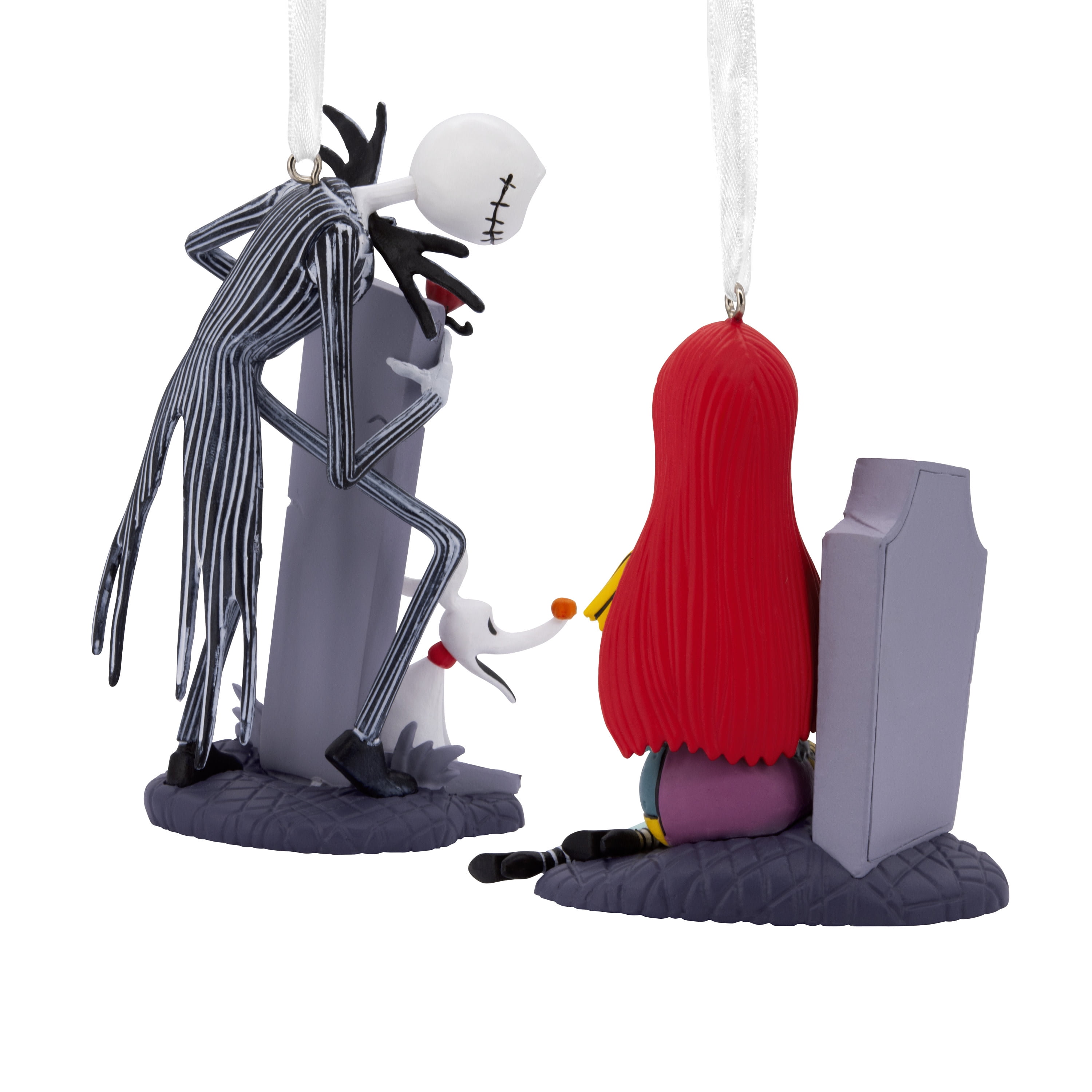 Hallmark Jack & Sally Tombstones Ornaments, Set of 2, 1 Count