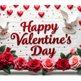thumbnail image 4 of Valentine's Day Party Decoration Banner Heart Design Backdrop Event Photo Props Love Celebration Romance Gift Box Background, 4 of 4