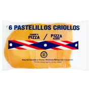 Criollos Pizza Flavor Turnovers, Pastelillos Sabor Pizza, 7 oz, 6 Count (Frozen)