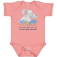thumbnail image 3 of Inktastic My Great Aunt Loves Me to the Moon and Back Boys or Girls Baby Bodysuit, 3 of 5
