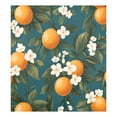 thumbnail image 6 of Yayeee Magnetic Dishwasher Cover for The Front Decoration Home Kitchen Machine Sticker Protector, Green Floral Orange, 6 of 6