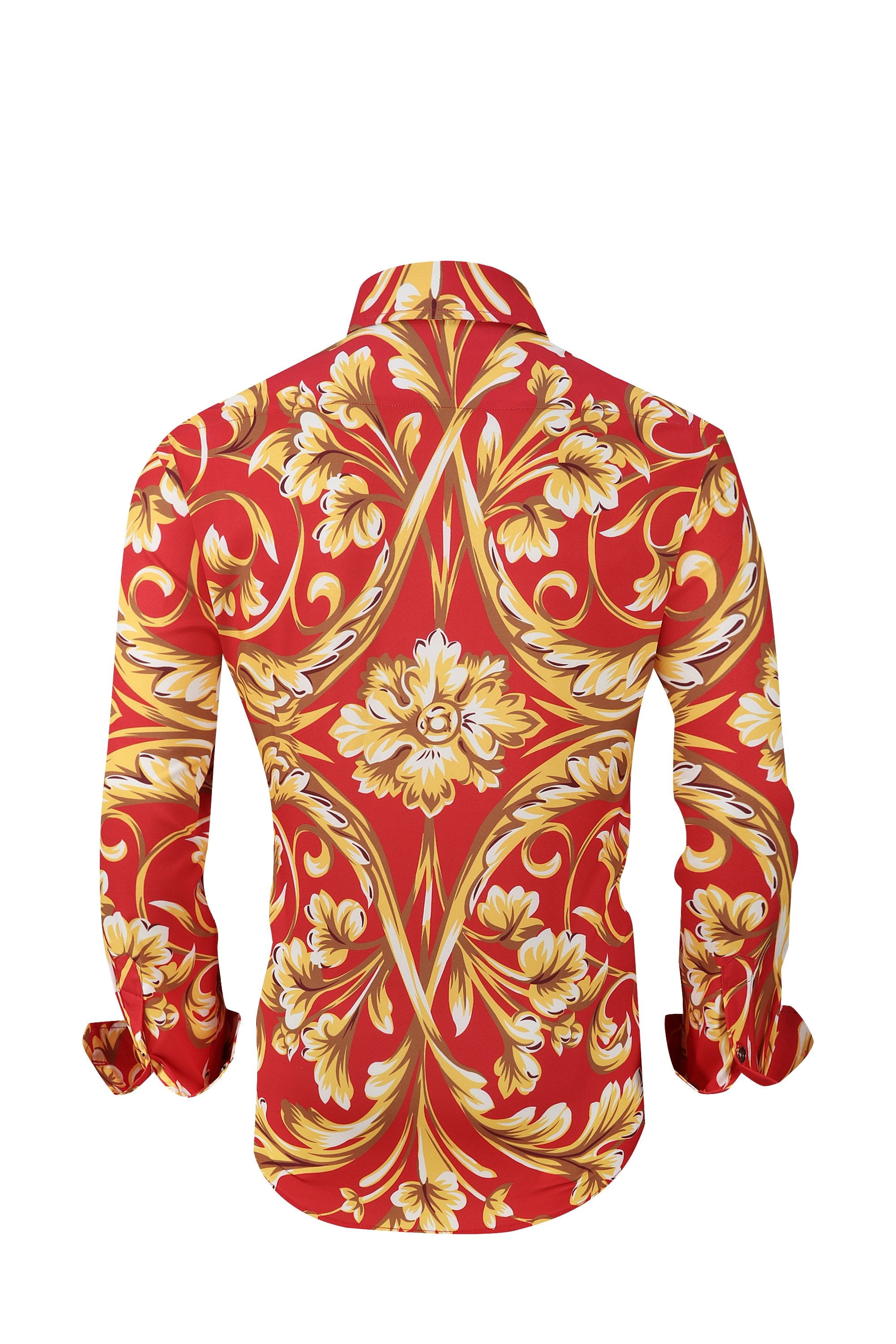 premiere dress shirts PREMIERE SHIRTS: GOLD/BLACK WHITE OVAL GEOMETRIC