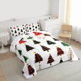 thumbnail image 3 of Feelyou Christmas Tree Child Full Size Comforter Sets, Dreamy Xmas Stars Bedding Comforter Set, Kawaii Cartoon Theme Reversible Bedding Sets, Luxury Bedroom Decor, 3pcs, 3 of 8