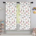 thumbnail image 5 of Blackout Kids Curtains,White Princess Fairy Castle Pattern Childrens Insulated Curtains Set Of 2,Bedroom Essentials,Toddler Room Decor 42"x63", 5 of 5
