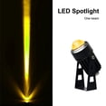 thumbnail image 3 of Bewildely Foco de pared LED a prueba de lluvia Ángulo ajustable Iluminación de paisaje al aire libre Luces de haz 250lm Lámparas de noche brillantes DIY Iluminación y accesorios amarillo dorado Bewildely HA011793-04, 3 of 6