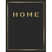 CONTEMPORARY INTERIOR STYLING Home: Gold and Black Decorative Book - Perfect for Coffee Tables, End Tables, Bookshelves, Interior Design & Home Staging Add Bookish Style to Your Home- Home, (Paperback)