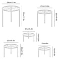 thumbnail image 2 of Piquets de Support pour Plantes en Métal Blancs, 5 Pcs, Piquets de Jardin Robustes pour Fleurs en Pot et Tomates, Piquets pour Plantes d'Extérieur Résistants à la Rouille, 2 of 6