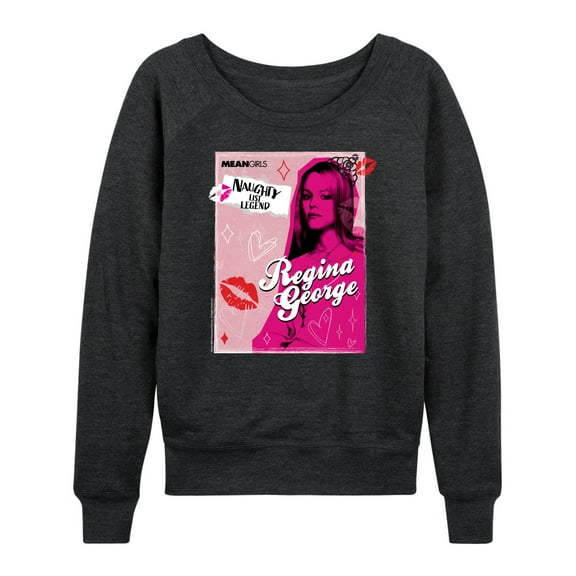 Mean Girls - Regina George Naughty List Legend - Women's Lightweight French Terry Long Sleeve Shirt