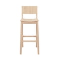 thumbnail image 3 of Linon Darcy 30" Indoor Wood Bar Stool, Set of 2, Unfinished, 3 of 13