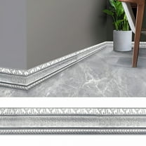 SELIVO Inside & Outside Corner Trim,Peel and Stick Wall Molding Trim 3D Decorative Lines for Wall Floor Window Door Ceiling and More,Flexible,Self-Adhesive,90.5x3.14 In