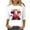 A, variant on Women's Valentine's Day Plus Size T-Shirt Cute Cow Printed 3/4 Sleeve Tshirt Crew Neck Graphic Tee,XXL,A