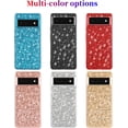 thumbnail image 2 of Personality Retro Shiny TPU Phone case for Google Pixel 7 6 6A Pro Back Cover Classic Bling Glamorous Shockproof Anti-Scratch Protective Shell(Silver,Pixel 6 Pro), 2 of 8