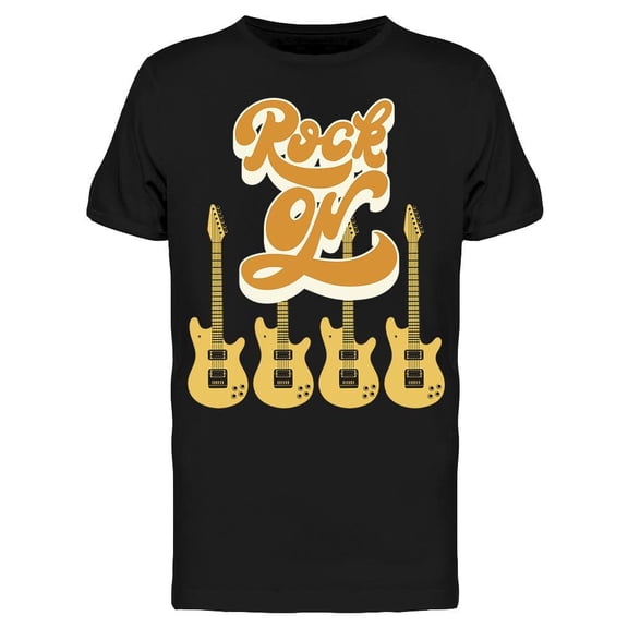 Rock On Guitars Tee Men's -Image by Shutterstock