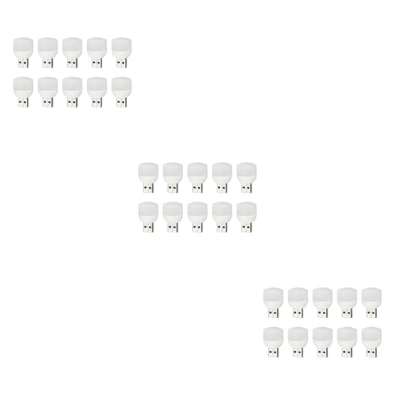 Luces de libro Billuyoard 10 Uds luz blanca USB LED DIY 360 grados