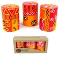 thumbnail image 3 of Set of Three Boxed Hand-Painted Candles Zahabu Design Nobunto, 3 of 5