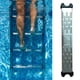 thumbnail image 4 of Peldaños de repuesto para escalera de piscina (1 unidad), pedales antideslizantes de acero inoxidable, gran capacidad de carga, acceso seguro a la piscina (plateado)., 4 of 8