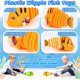 thumbnail image 5 of Uds. De juguetes de peces de dibujos animados oscilantes con cuerda, pez robot para bañarse, para niños de 1 a 5 años, juguetes interactivos para padres e hijos, colores aleatorios, 5 of 5