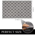 thumbnail image 2 of SHILIU-Doormat Indoor Outdoor Door Mat Non Slip Waterproof Backing Front Door Rug Mat Washable Dirt Trapper Floor Carpet Mat for Entryway Kitchen Garage (32"x47", Gray), 2 of 4