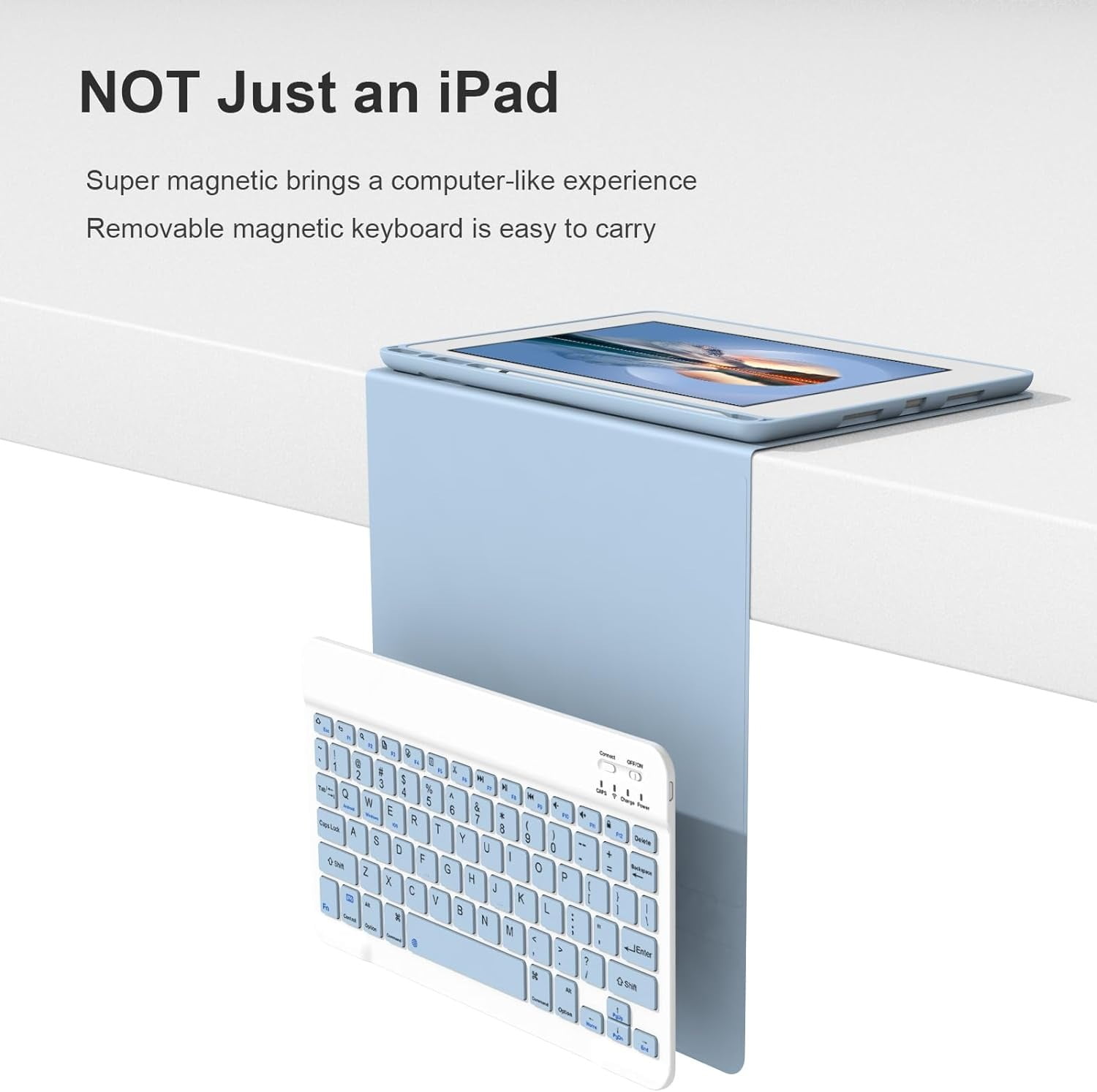 Keyboard Case foriPad Air 11-inch/Air 5th 4th Generation with Mouse and Pencil Holder