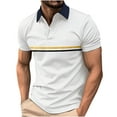 thumbnail image 2 of Aloohaidyvio Mens Polo Shirts ,Spring Summer Mens Golf Sports Polo Shirt Short Sleeve Performance Moisture-Wicking Pique Shirt Business Casual Shirt, 2 of 6