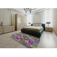 thumbnail image 5 of Ahgly Company Machine Washable Indoor Rectangle Transitional Green Area Rugs, 2' x 4', 5 of 7