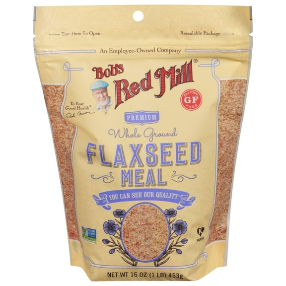 Bob's Red Mill Gluten Free Whole Ground Flaxseed Meal - 16oz - Pack of 2