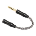 thumbnail image 5 of 2.5mm Female to 4.4mm Male Single Crystal Copper Adapter Cable for Phones and Speakers - 14cm / 5.5in - Silver, 5 of 8