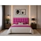 thumbnail image 1 of Cabecera El Bazar Store Linq Individual Rosa Ajuste de altura Moderna abotonada, 1 of 5