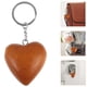 thumbnail image 4 of Llavero de corazón de madera con colgante de corazón 3D, llavero, bolso, adorno colgante, 4 of 5