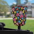thumbnail image 2 of Yuyamidu Colorful Flower Electric Tongue Jack Cover for Travel Trailer RV Jack Head Protective Cover Foldable RV Electric Jack Cover Universal Camper Jack Protector, 2 of 7