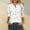 Grey, variant on Womens Summer Tops 2023 Women's Fashion Casual 3/4 Sleeve Button T-Shirt Neck Print Top Blouse Bohemain Plus Size T-Shirt for Women