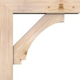 thumbnail image 3 of Ekena Millwork 7 1/2"W x 34"D x 34"H Imperial Block Smooth Bracket w/ Offset Brace, Douglas Fir, 3 of 25