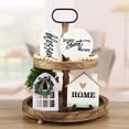 thumbnail image 2 of Rustic Farmhouse Wall Decor Set Home Sweet Home Signs, Blessed Plaque, Wooden Beads, Window & House Accents, 2 of 5