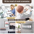 thumbnail image 6 of Plastic Clipboards1/ 2 Pack, A4 Clip Board 8.5x11 for Classroom, with Low Profile Clip, Office & School Supply ﻿, 6 of 7