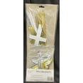 thumbnail image 4 of 7Ft Long Gold & Silver Cross Foil Cascade Column Hanging Party Decoration - New, 4 of 5