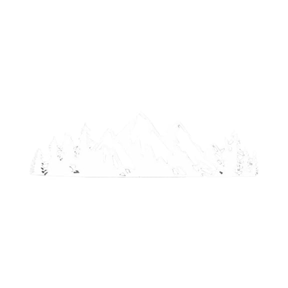 Forest Mountain Car Decal Creative Tree Pattern Vehicle Graphic Sticker Weatherproof Auto Body Vinyl Decal Decoration for Windows Trunk Bumpers Trim