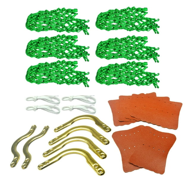 Almencla 6 Pcs Poches de Table de Billard Accessoires de Remplacement de Poche en Maille Filet de Table de Billard Installation Facile Non Assemblé