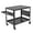 black, variant on Huisuilinss Welding Table With Wheels,36"x24" Steel Welding Workbench Table,Portable Work Bench With Side Tool Tray,Casters,Tool Slots, 5/8-Inch Holes For Shop Garage