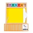 thumbnail image 1 of Bandeja de arena Montessori, bandeja de arena para escribir para que los niños formen letras, bandeja de arena de madera, bandeja de arena Montessori, 1 of 9