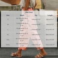 thumbnail image 2 of ZToonmas Solid Floral Embroidery Linen Barrel Pants for Women Drawstring Elastic Waist Loose Ankle Casual Cropped Pants with Side Pockets, 2 of 6