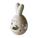 thumbnail image 2 of Luz nocturna LED de Conejo de Pascua | Adorno de resina translúcida vacía, iluminación ambiental suave, blanco, 7,87 x 5,9 pulgadas, decoración festiva para el hogar, idea de regalo única, 2 of 6