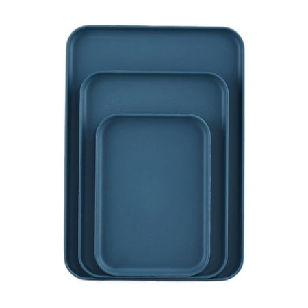

Birch Multi Use Large Capacity Serving Tray Plastic Practical Food Grade Storage Tray For Home Anti Deformed Shockproof A