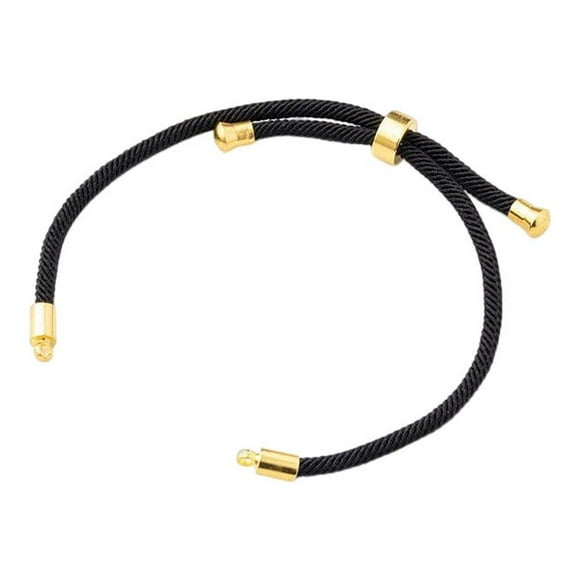 ruzhgo 10 Pieces Men Bracelet Adjustable Elegant Wrist Strap Decorative Craft Wristband Jewelry Handicraft Decoration Gold Red Rope Gold Black Rope