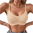thumbnail image 2 of Bixock Push Up Bra for Women No Underwire Wireless Seamless Bra Lace Splicing Lift Support Thin Back Support Everyday Casual Women Under Wear, 2 of 7