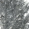 thumbnail image 4 of Northlight 36" Silver Tinsel Artificial Christmas Wreath, Unlit, 4 of 7