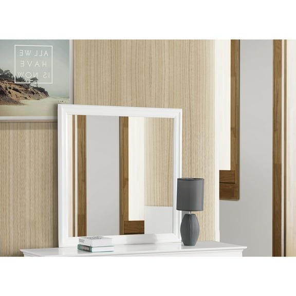 Glory Furniture Louis Phillipe Bedroom Mirror White
