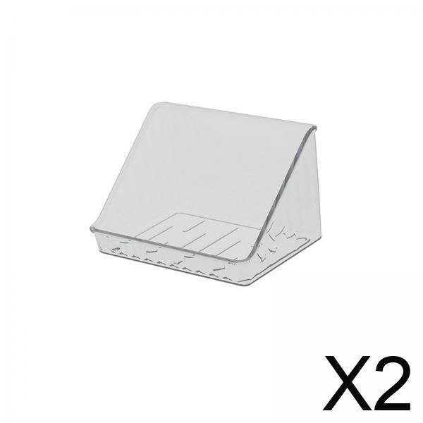 2 Estantes Flotantes Transparentes Para Ducha, Sin Perforación, Organización De Baño O Dormitorio, Transparente S