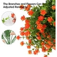 thumbnail image 3 of 20 Bundles Artificial Flowers Outdoor Fake Flowers, UV Resistant No Fade Faux Plastic Greenery Shrubs Plants for Hanging Garden Porch Window Box Outside Decoration,Home Indoor Decor, 5 Colors, 3 of 5