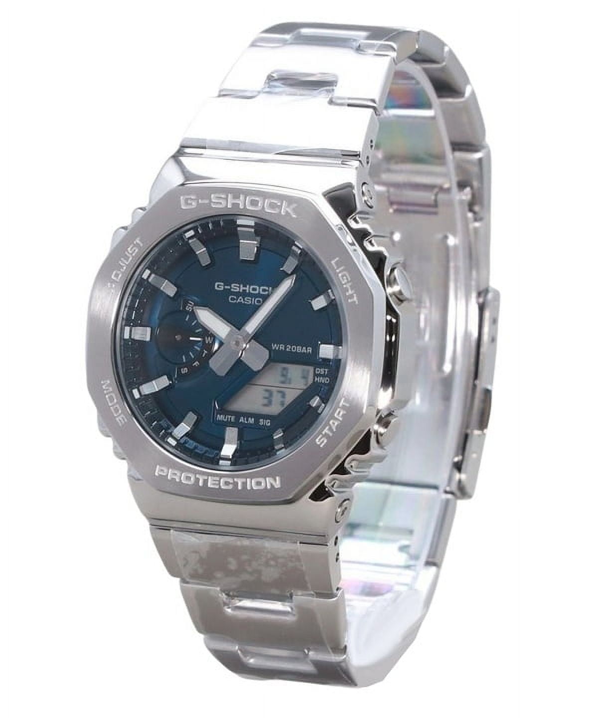 Casio G-Shock Solar Bluetooth Blau Silberfarben Schwarz