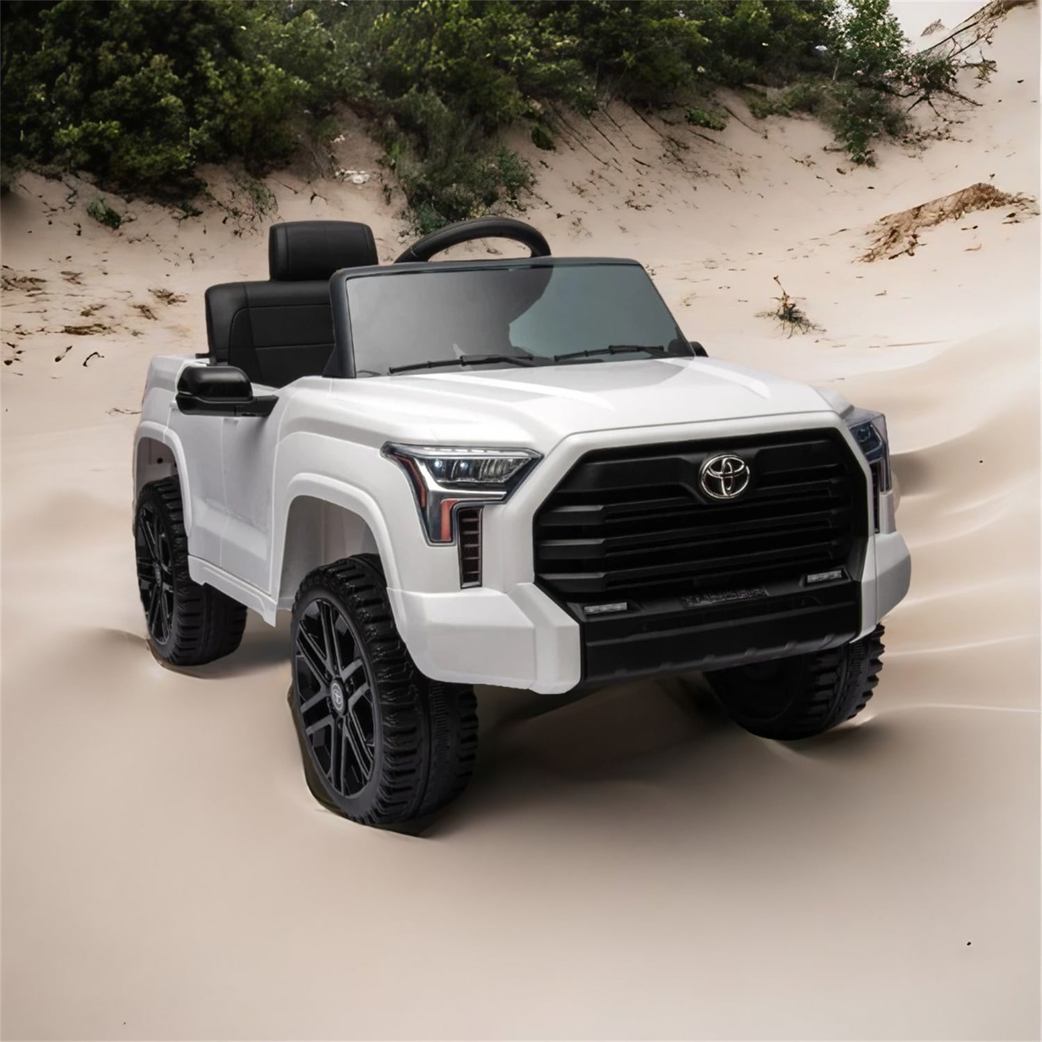 CIPACHO 12V Kids Electric Ride On Car Toy, Licensed Toyota Tundra Pickup with Parental Remote Control, 3 Speed Adjustable, White CIPACHO 12V Kids Electric Ride On Car Toy, Licensed Toyota Tundra Pickup with Parental Remote Control, 3 Speed Adjustable, White